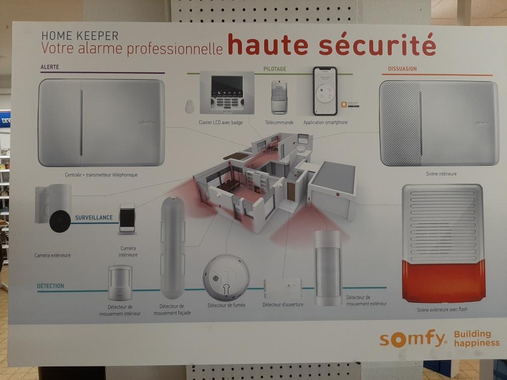 Cameras et alarmes somfy