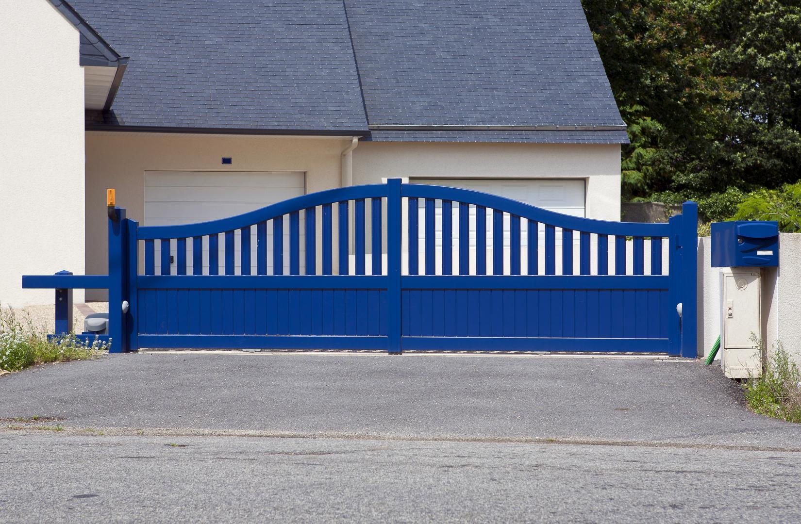 Portail aluminium coulissant